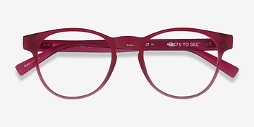 Matte Red Osier -  Plastique Lunettes de vue