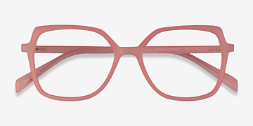Matte Pink Lunette -  Plastique Lunettes de vue