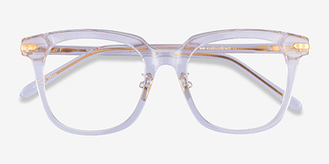 Clear Gold Hadley -  Metal Eyeglasses