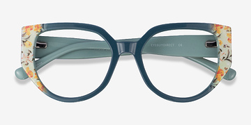 Green Floral Dianthus -  Acétate Lunettes de vue