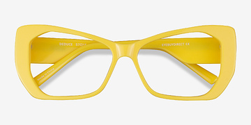Yellow Deduce -  Acetate Eyeglasses