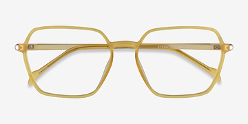 Clear Yellow Tatsu -  Plastic Eyeglasses