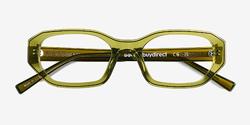 Crystal Olive Green Nina -  Acetate Eyeglasses