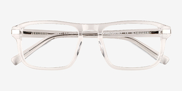 Clear Shiny Silver Kiel -  Acétate Lunettes de vue