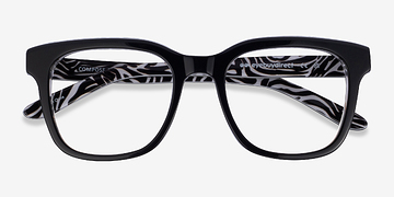 Black Compose -  Acetate Eyeglasses