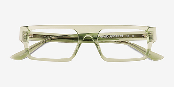 Crystal Olive Green Mox -  Acétate Lunettes de vue