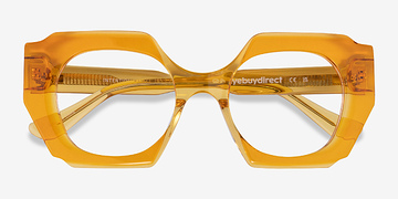 Crystal Yellow Intention -  Acétate Lunettes de vue