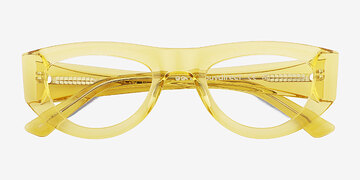 Clear Yellow Miro -  Eco Friendly Eyeglasses