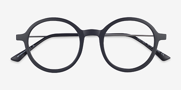 Matte Black Potter -  Classic Plastic, Metal Eyeglasses