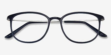 Bleu marine  Strike -  Légèreté Plastique Lunettes de vue