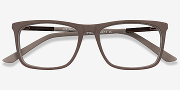 Brown Instance -  Lightweight Acetate, Metal Eyeglasses