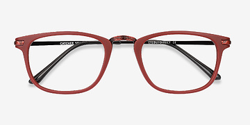 Burgundy Catcher -  Légèreté Plastique Lunettes de vue
