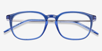 Bleu Esquire -  Coloré Acetate, Metal Lunettes de vue