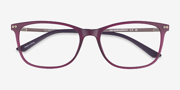 Purple Clarity -  Lightweight Plastic, Metal Eyeglasses