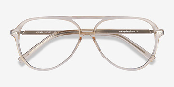 Clear Yellow Viento -  Vintage Métal Lunettes de vue