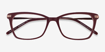 Burgundy Forward -  Légèreté Acetate, Metal Lunettes de vue