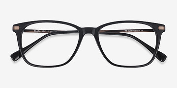 Noir Plaza -  Légèreté Acetate, Metal Lunettes de vue