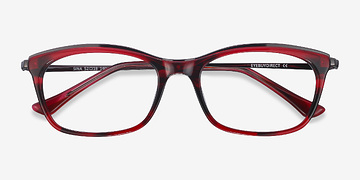 Rouge Sina -  Coloré Métal Lunettes de vue