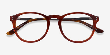 Orange Akio -  Acetate, Metal Lunettes de vue