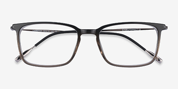 Brown Cameron -  Lightweight Acetate, Metal Eyeglasses
