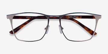 Gunmetal & Tortoise Jacob -  Acetate, Metal Lunettes de vue