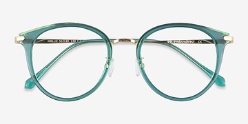 Teal Hollie -  Mode Plastic, Metal Lunettes de vue