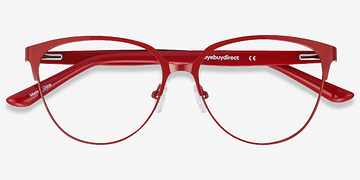 Red & Leopard Marigold -  Mode Acetate, Metal Lunettes de vue