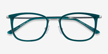Teal Barnaby -  Coloré Acetate, Metal Lunettes de vue