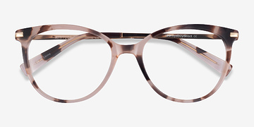 Pink Ivory Tortoise Attitude -  Metal Eyeglasses