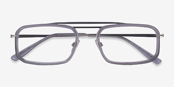 Clear Gray  Silver Watson -  Métal Lunettes de vue