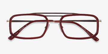Clear Red  Gold Watson -  Métal Lunettes de vue