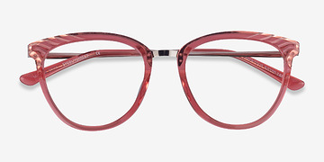 Clear Pink Momentous -  Coloré Métal Lunettes de vue