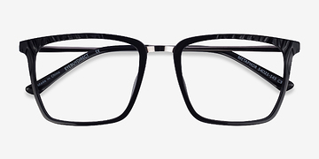 Black Metaphor -  Metal Eyeglasses
