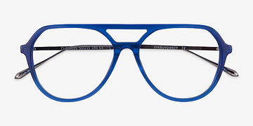 Clear Blue Silver Cumulus -  Métal Lunettes de vue