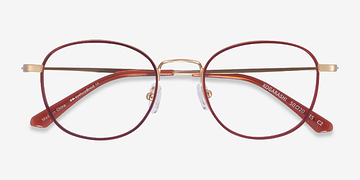 Brown Gold Kogarashi -  Metal Eyeglasses