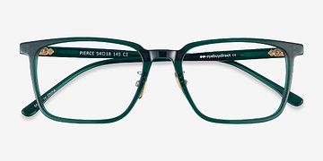 Vert foncé Pierce -  Métal Lunettes de vue