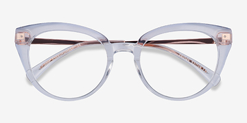 Clear Purple Friday -  Metal Eyeglasses