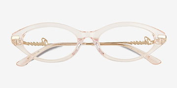 Clear Champagne Lovely -  Métal Lunettes de vue