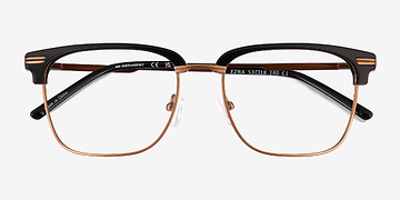 Black Ezra -  Metal Eyeglasses