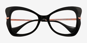 Black Swallowtail -  Metal Eyeglasses