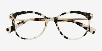 Ivory Tortoise Attitude -  Metal Eyeglasses