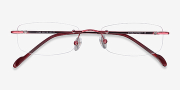 Cinnamon Red Lithe -  Lightweight Metal Eyeglasses