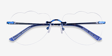 Blue Outlook -  Metal Eyeglasses