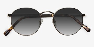 Doré Rex -  Métal Lunettes de soleil