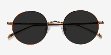 Brown Sun Synapse -  Metal Sunglasses