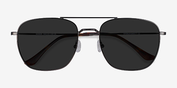Gunmetal Seeker -  Vintage Metal Sunglasses