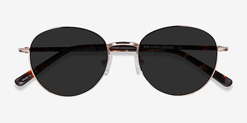 Gold Span -  Acetate, Metal Sunglasses