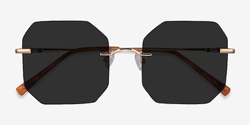 Gold Elmira -  Metal Sunglasses