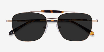 Gold Tortoise Jackson -  Metal Sunglasses