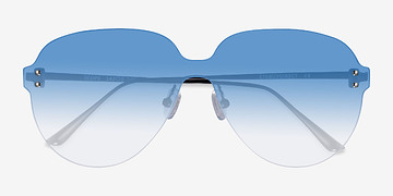 Black Scope -  Metal Sunglasses